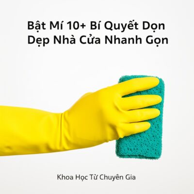 Bật Mí 10+ Bí Quyết Dọn Dẹp Nhà Cửa Nhanh Gọn, Khoa Học Từ Chuyên Gia