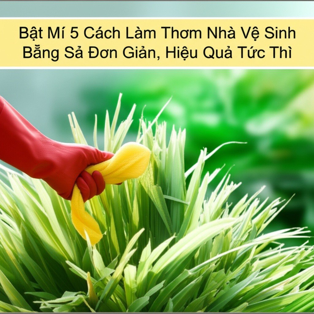 Hình minh họa cho bài viết: Bật Mí 5 Cách Làm Thơm Nhà Vệ Sinh Bằng Sả Đơn Giản, Hiệu Quả Tức Thì