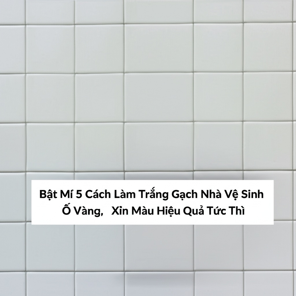 Hình minh họa cho bài viết: Bật Mí 5 Cách Làm Trắng Gạch Nhà Vệ Sinh Ố Vàng, Xỉn Màu Hiệu Quả Tức Thì