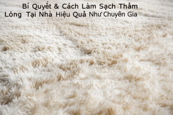 Bí Quyết & Cách Làm Sạch Thảm Lông Tại Nhà Hiệu Quả Như Chuyên Gia