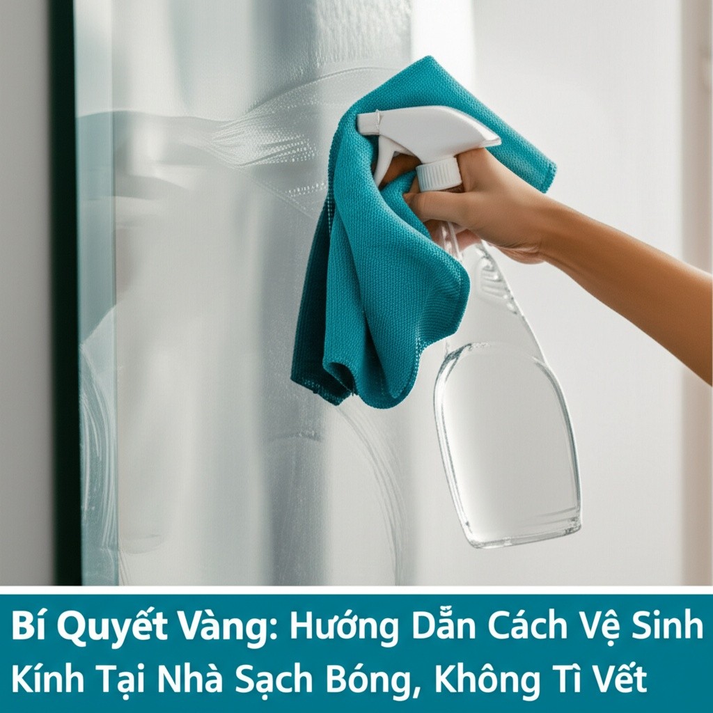 Hình minh họa cho bài viết: Bí Quyết Vàng: Hướng Dẫn Cách Vệ Sinh Kính Tại Nhà Sạch Bóng, Không Tì Vết