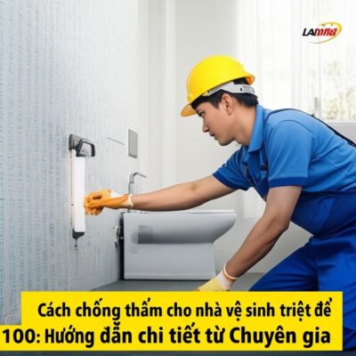 Cách chống thấm cho nhà vệ sinh triệt để 100%: Hướng dẫn chi tiết từ Chuyên gia