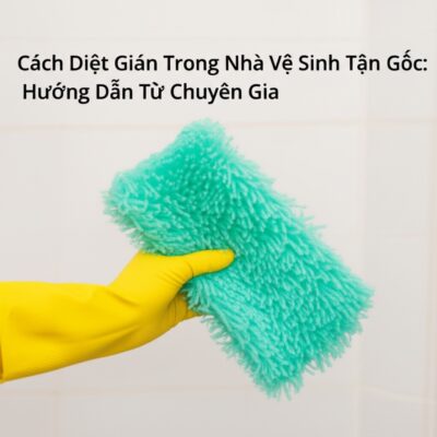 Cách Diệt Gián Trong Nhà Vệ Sinh Tận Gốc: Hướng Dẫn Từ Chuyên Gia