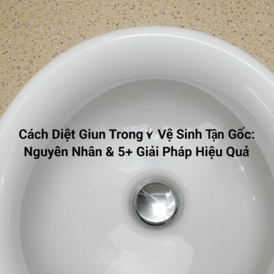 Cách Diệt Giun Trong Nhà Vệ Sinh Tận Gốc: Nguyên Nhân & 5+ Giải Pháp Hiệu Quả