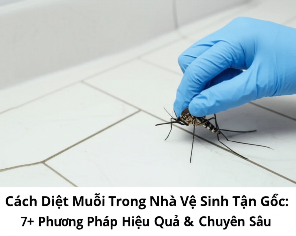 Hình minh họa cho bài viết: Cách Diệt Muỗi Trong Nhà Vệ Sinh Tận Gốc: 7+ Phương Pháp Hiệu Quả & Chuyên Sâu