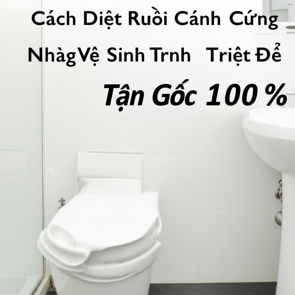 Hình minh họa cho bài viết: Cách Diệt Ruồi Cánh Cứng Trong Nhà Vệ Sinh Triệt Để, Tận Gốc 100%