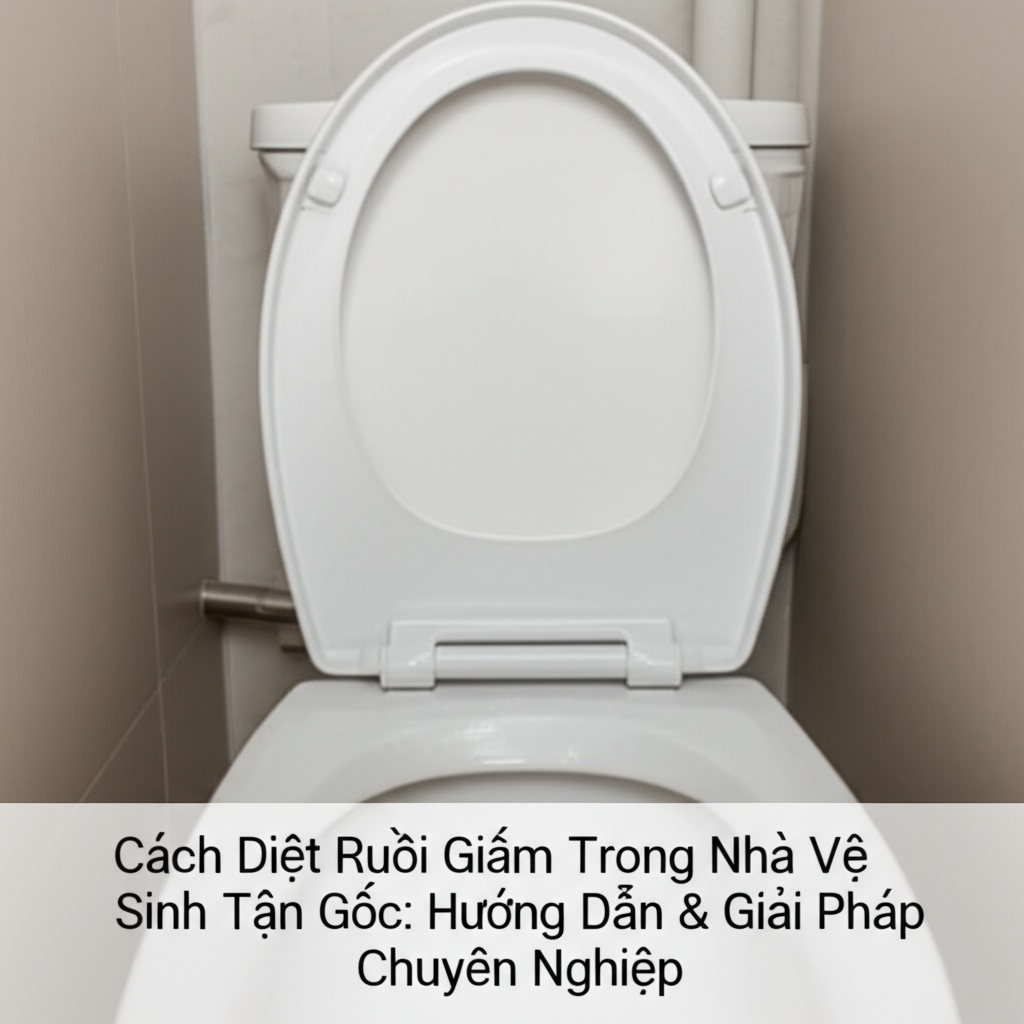 Hình minh họa cho bài viết: Cách Diệt Ruồi Giấm Trong Nhà Vệ Sinh Tận Gốc: Hướng Dẫn & Giải Pháp Chuyên Nghiệp