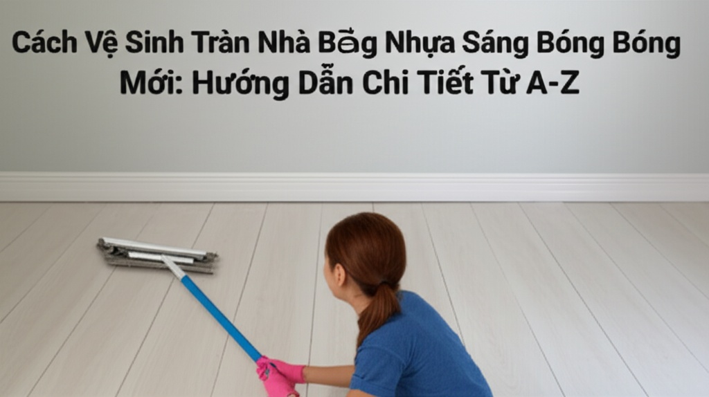 Hình minh họa cho bài viết: Cách Vệ Sinh Trần Nhà Bằng Nhựa Sáng Bóng Như Mới: Hướng Dẫn Chi Tiết Từ A-Z