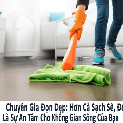 Chuyên Gia Dọn Dẹp: Hơn Cả Sạch Sẽ, Đó Là Sự An Tâm Cho Không Gian Sống Của Bạn