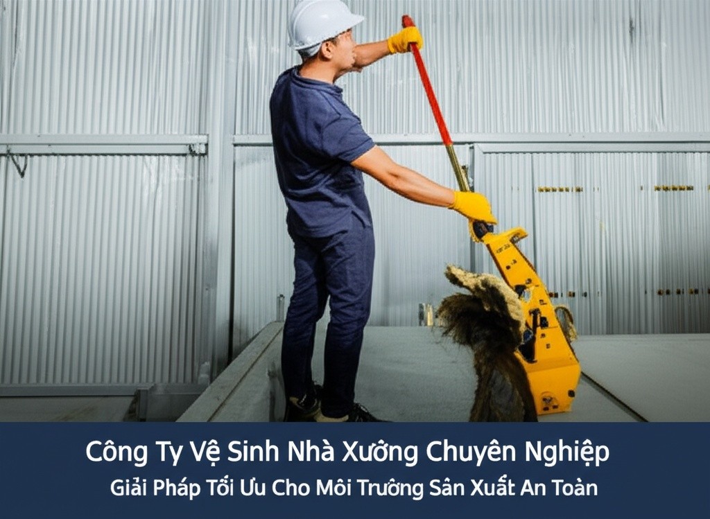 Hình minh họa cho bài viết: Công Ty Vệ Sinh Nhà Xưởng Chuyên Nghiệp: Giải Pháp Tối Ưu Cho Môi Trường Sản Xuất An Toàn