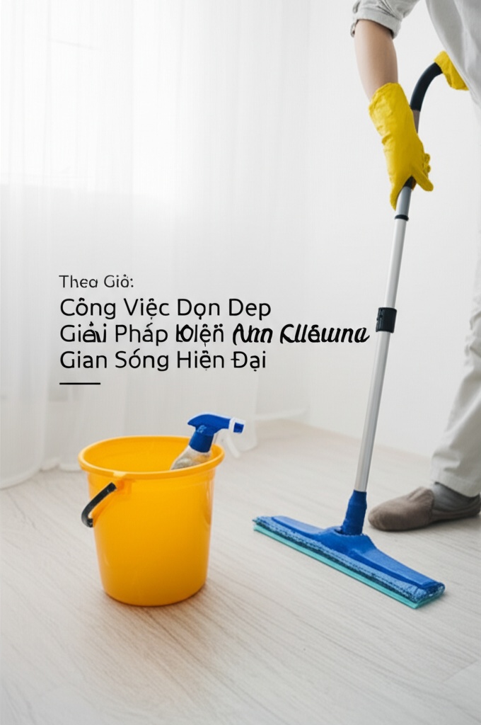 Hình minh họa cho bài viết: Công Việc Dọn Dẹp Nhà Cửa Theo Giờ: Giải Pháp Toàn Diện Cho Không Gian Sống Hiện Đại