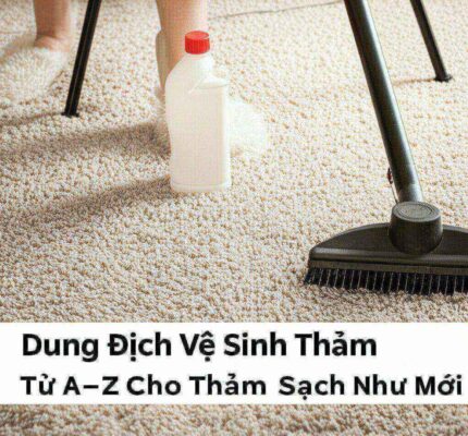 Dung Dịch Vệ Sinh Thảm: Hướng Dẫn Lựa Chọn Từ A-Z Cho Thảm Sạch Như Mới