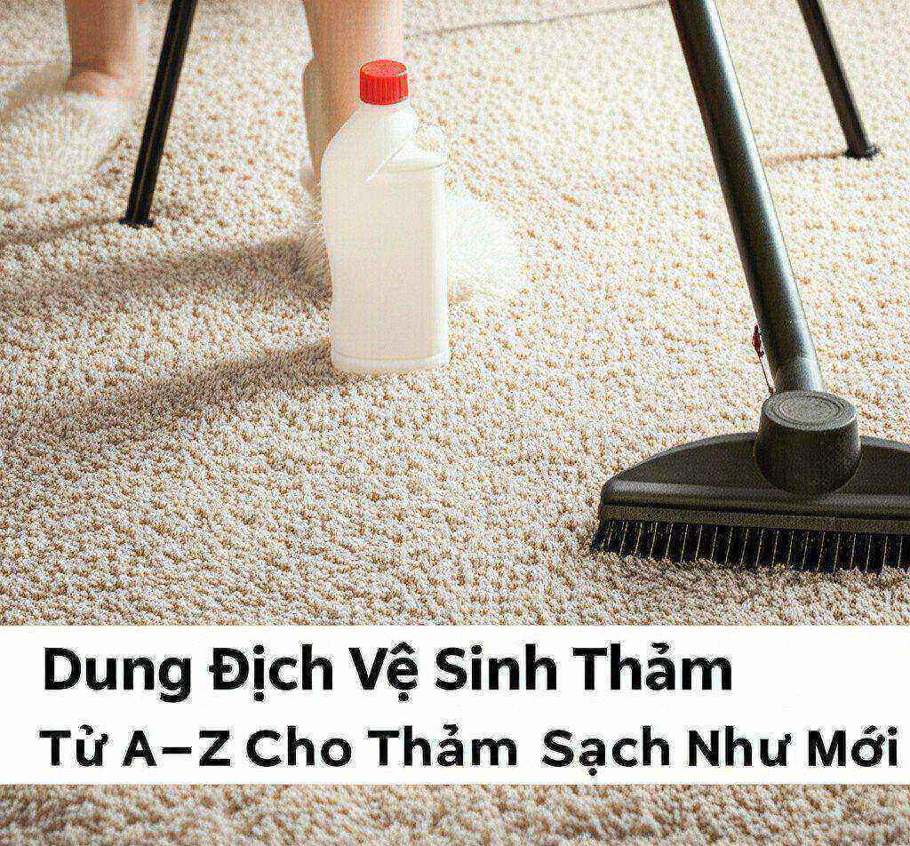 Hình minh họa cho bài viết: Dung Dịch Vệ Sinh Thảm: Hướng Dẫn Lựa Chọn Từ A-Z Cho Thảm Sạch Như Mới