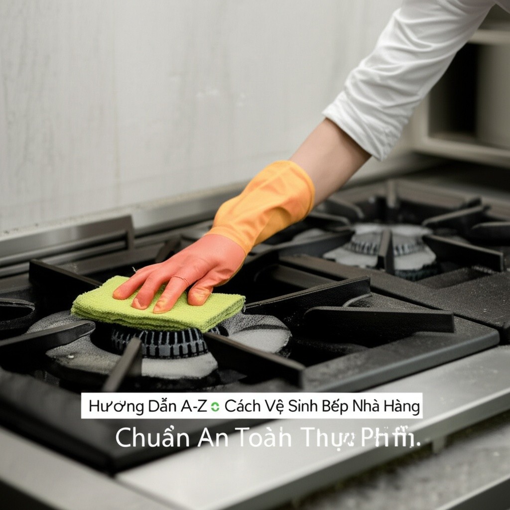 Hình minh họa cho bài viết: Hướng Dẫn A-Z Cách Vệ Sinh Bếp Nhà Hàng Chuẩn An Toàn Vệ Sinh Thực Phẩm