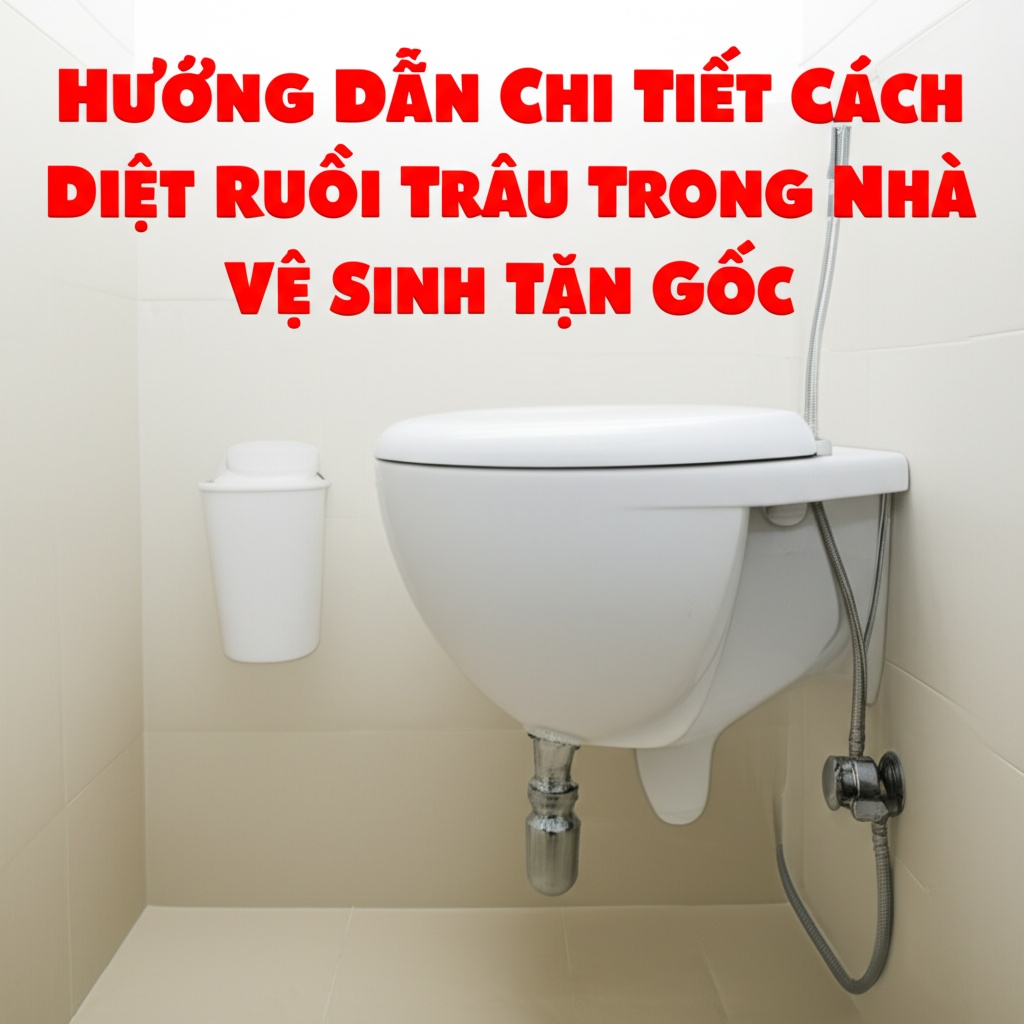 Hình minh họa cho bài viết: Hướng Dẫn Chi Tiết Cách Diệt Ruồi Trâu Trong Nhà Vệ Sinh Tận Gốc