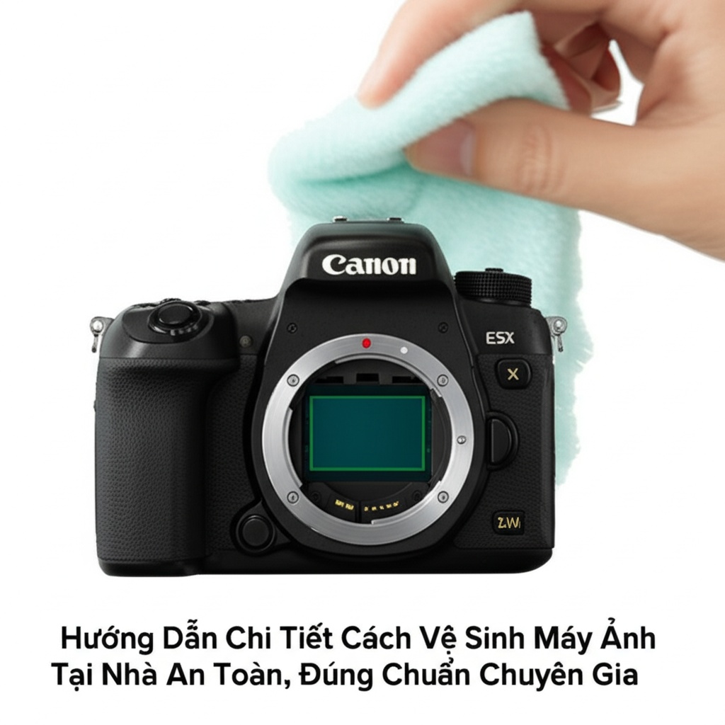 Hình minh họa cho bài viết: Hướng Dẫn Chi Tiết Cách Vệ Sinh Máy Ảnh Tại Nhà An Toàn, Đúng Chuẩn Chuyên Gia