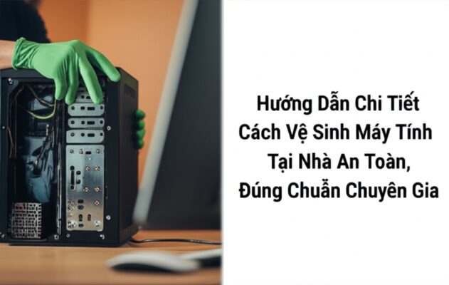 Hướng Dẫn Chi Tiết Cách Vệ Sinh Máy Tính Tại Nhà An Toàn, Đúng Chuẩn Chuyên Gia