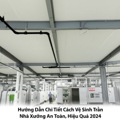 Hướng Dẫn Chi Tiết Cách Vệ Sinh Trần Nhà Xưởng An Toàn, Hiệu Quả 2024