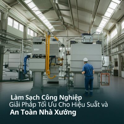 Làm Sạch Công Nghiệp: Giải Pháp Tối Ưu Cho Hiệu Suất và An Toàn Nhà Xưởng