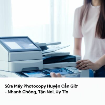 Sửa Máy Photocopy Huyện Cần Giờ - Nhanh Chóng, Tận Nơi, Uy Tín
